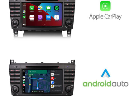 Mercedes C-Klasse CLC CLK Autoradio | Carplay | Android 13 | 4+64GB