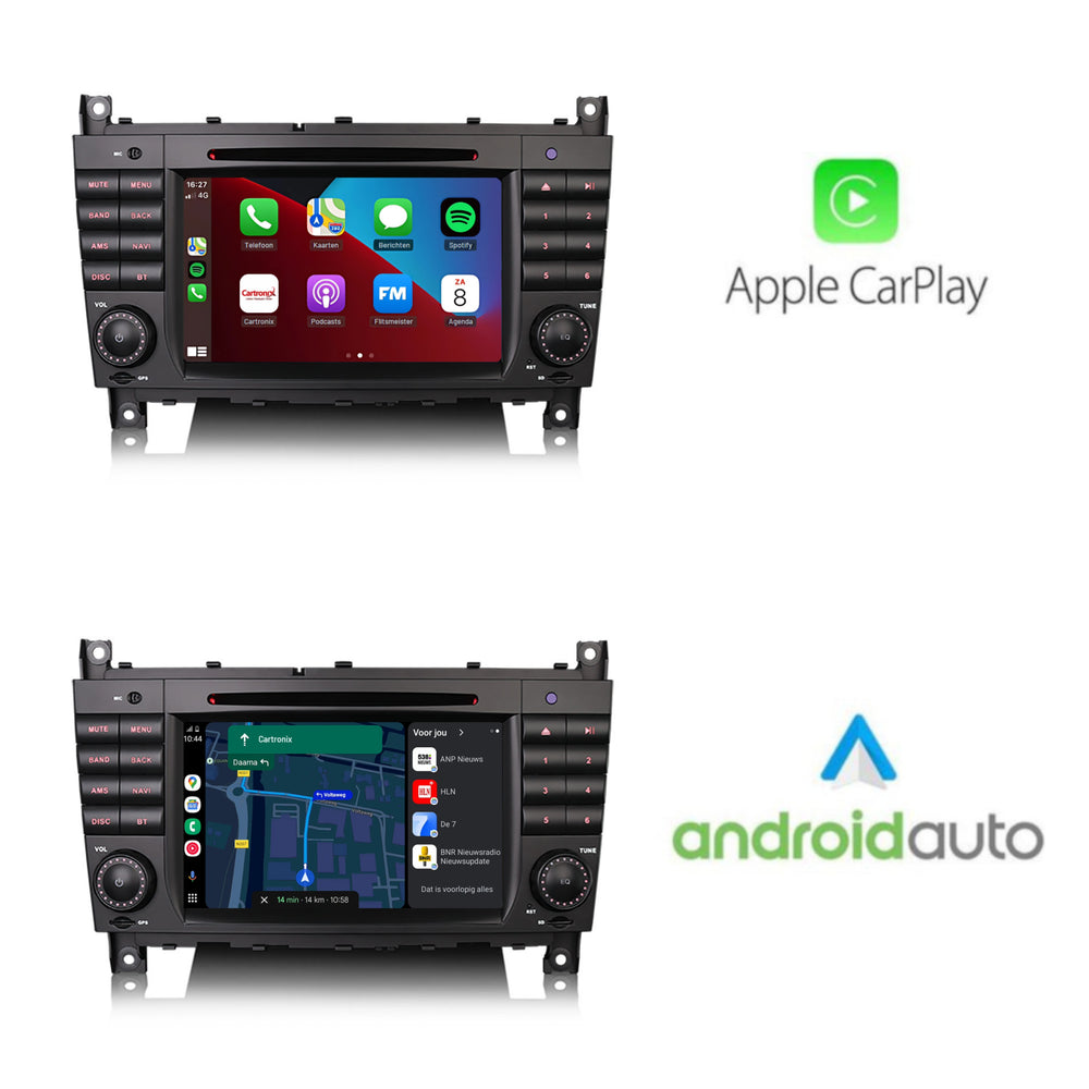 Mercedes Classe C CLC CLK Autoradio | Carplay | Android 13 | 4+64 Go