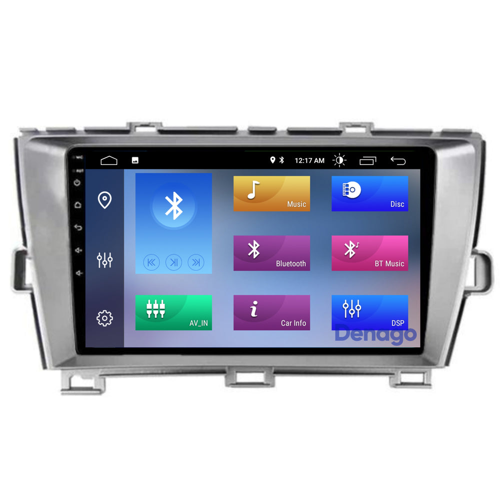 Autoradio compatible CarPlay pour Toyota Prius | 2009 à 2015 | Denago DNG-A269 | Écran 9 pouces | Android 13 | CarPlay sans fil & Android Auto
