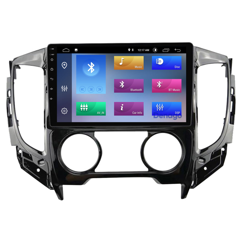 Autoradio CarPlay pour Mitsubishi Triton (2015-2018) | Denago DNG-A285 | Écran 9 pouces | Android 13 | CarPlay sans fil & Android Auto