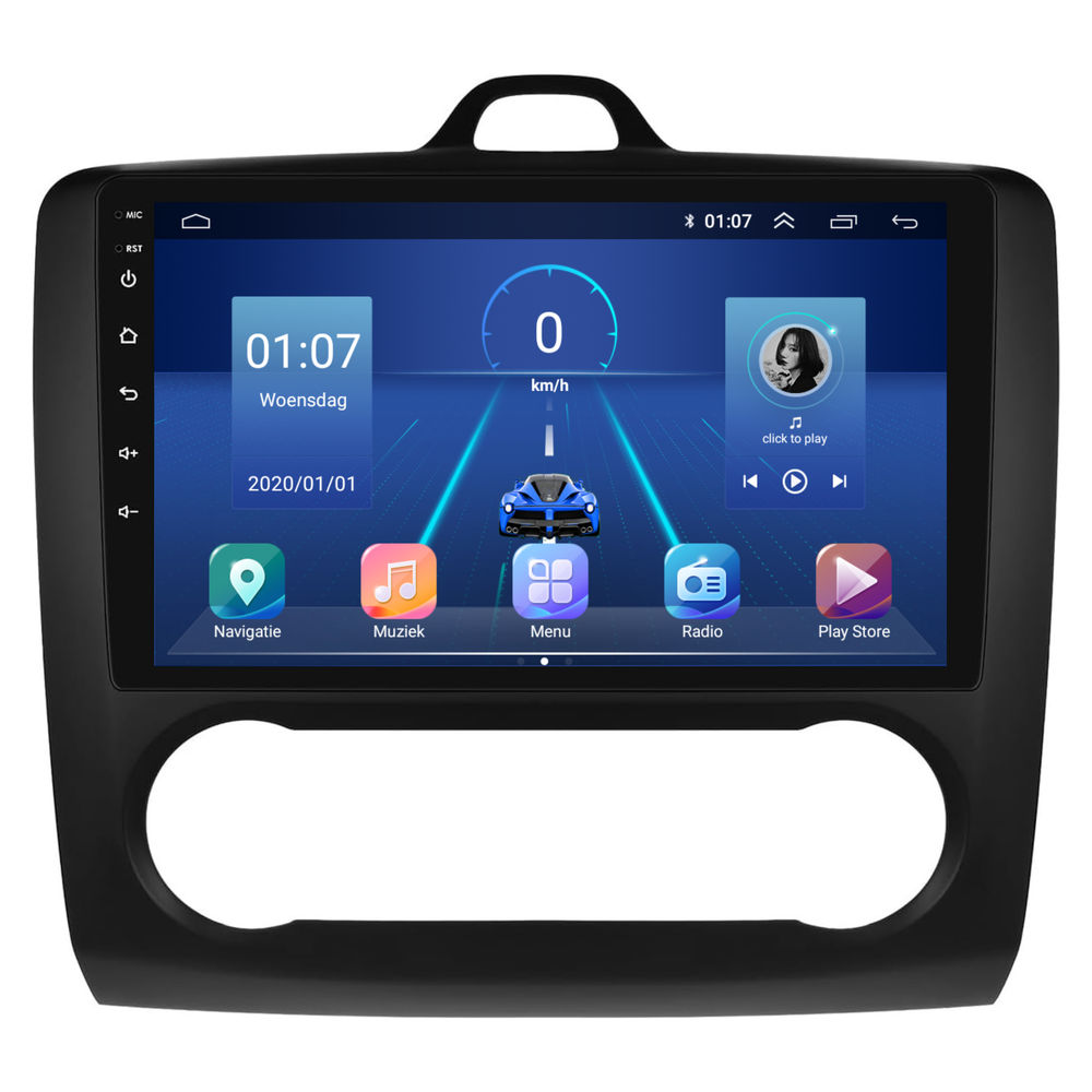 Ford Focus | Android 13 | Autoradio | 2004 t/m 2011 | CarPlay & Android Auto