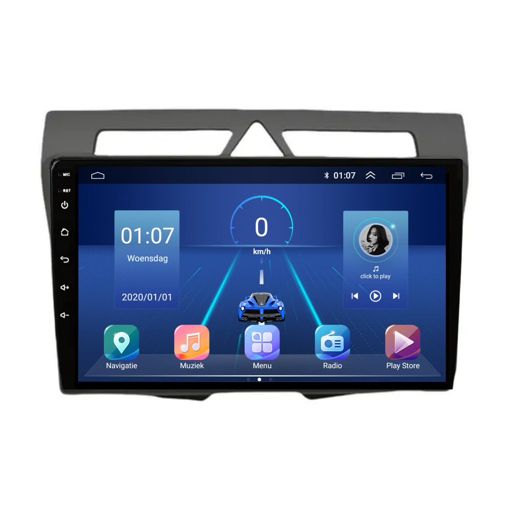 Kia Picanto | Autoradio | 2008 t/m 2010 | Carplay & Android Auto | Zwart