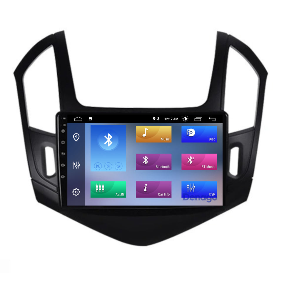 Autoradio CarPlay pour Chevrolet Cruze | 2012 à 2014 | Denago DNG-A169 | Écran 9 pouces | Android 13 | CarPlay sans fil & Android Auto
