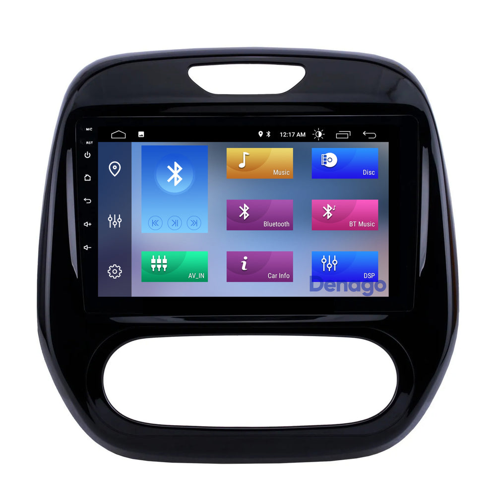 Renault Captur CarPlay car radio | 2013 to 2017 | Denago DNG-A182 | 9 inches | Android 13 | Wireless CarPlay & Android Auto