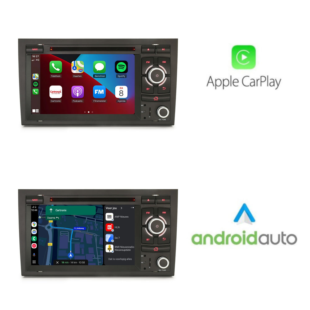 Audi A4 S4 RS4 Car radio | 2000 to 2009 | Carplay | 4+64GB | Android 14