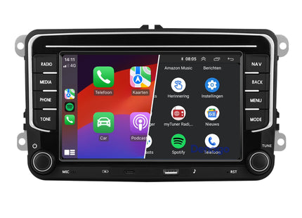 Skoda | Autoradio | 2GB + 32GB | 2006 t/m 2017 | Android 13 & Carplay