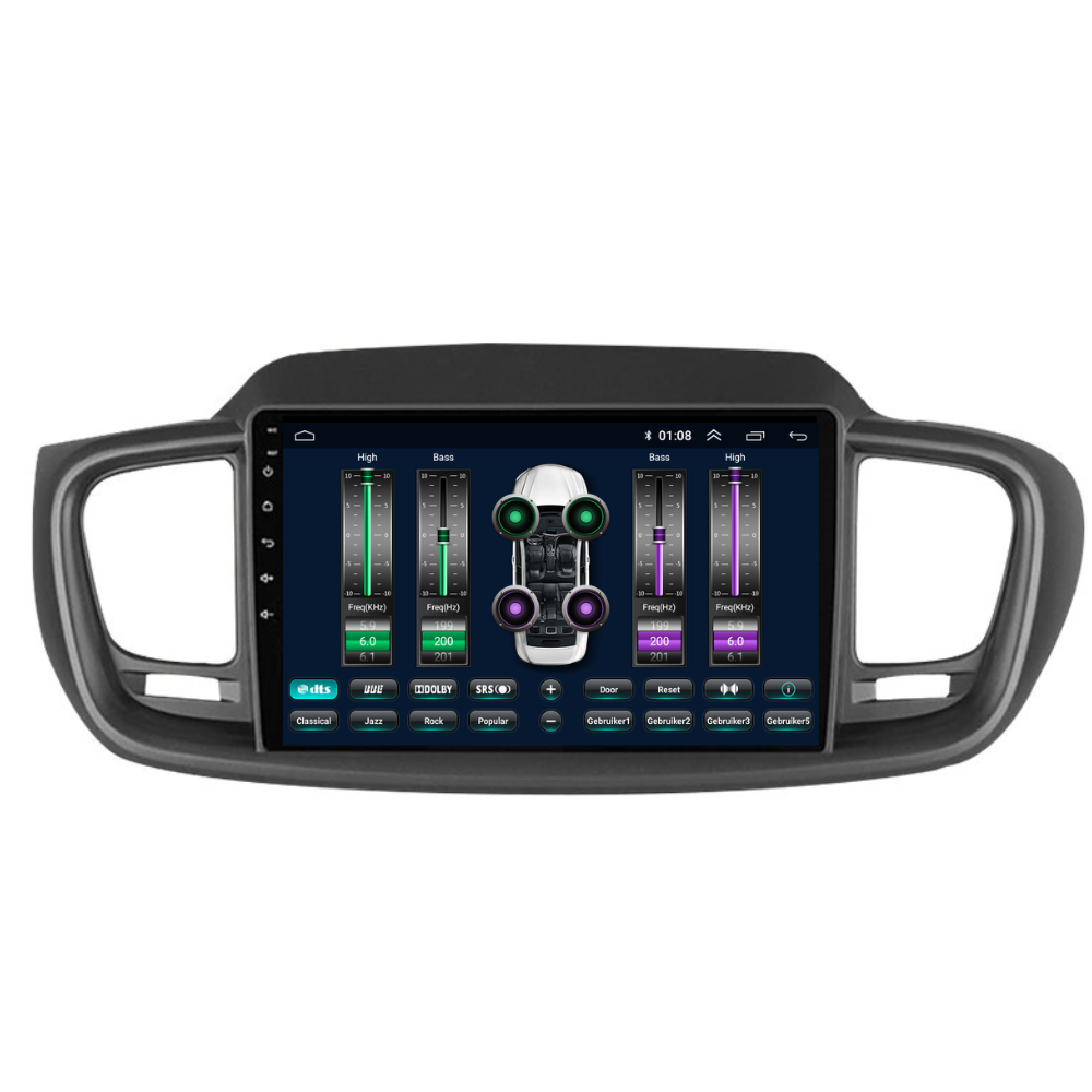 Kia Sorento | Androide 13 | Radio de coche | 2015 a 2019 | Carplay y Android Auto