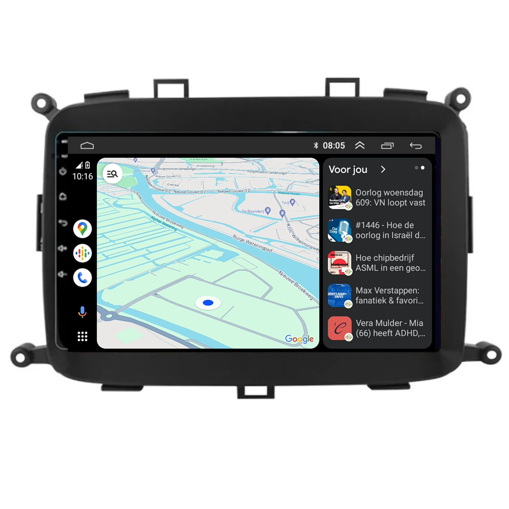 Kia Carens | Androide 13 | Radio de coche | 2013 a 2019 | Carplay y Android Auto