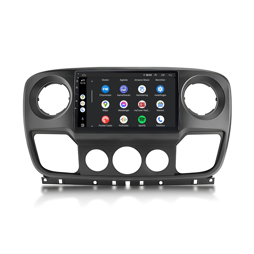Renault Maestro | Androide 13 | Radio de coche | 2010 a 2021 | Carplay y Android Auto