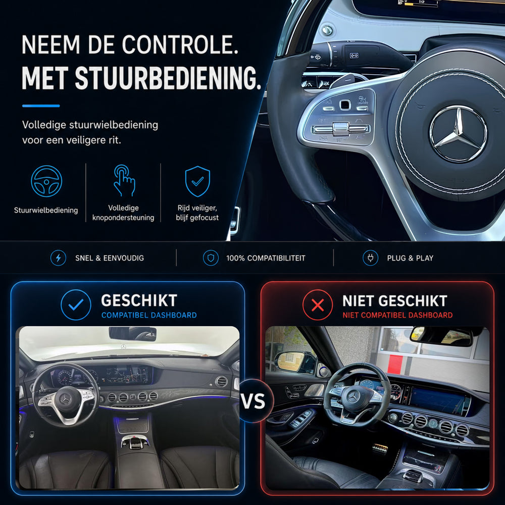 Mercedes S-Klasse W222 | 2017 t/m 2020 | CarPlay & Android Auto Box | NTG 5.5