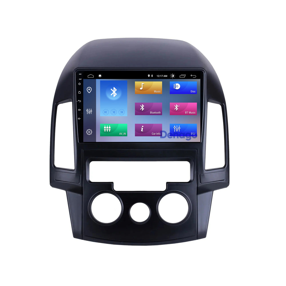 Hyundai i30 CarPlay car radio | 2007 to 2012 | Denago DNG-A191 | 9 inches | Android 13 | Wireless CarPlay & Android Auto