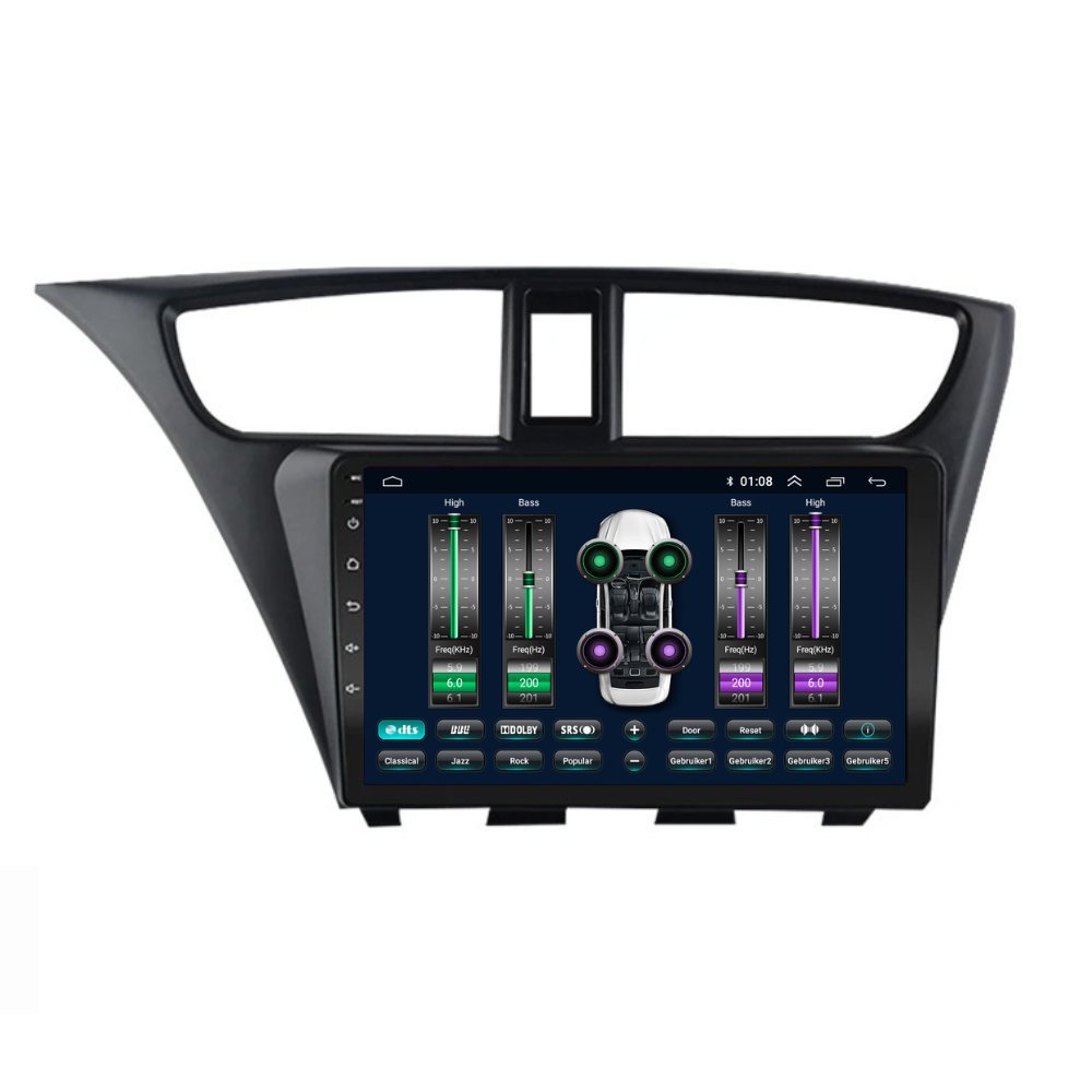 Honda Civic | Android 13 | Autoradio | 2012 t/m 2016 | Carplay & Android Auto