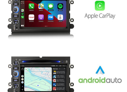 Ford Mustang & Edge | Carplay & Android Auto | 2005 t/m 2010 | Android 14 | 4+64GB