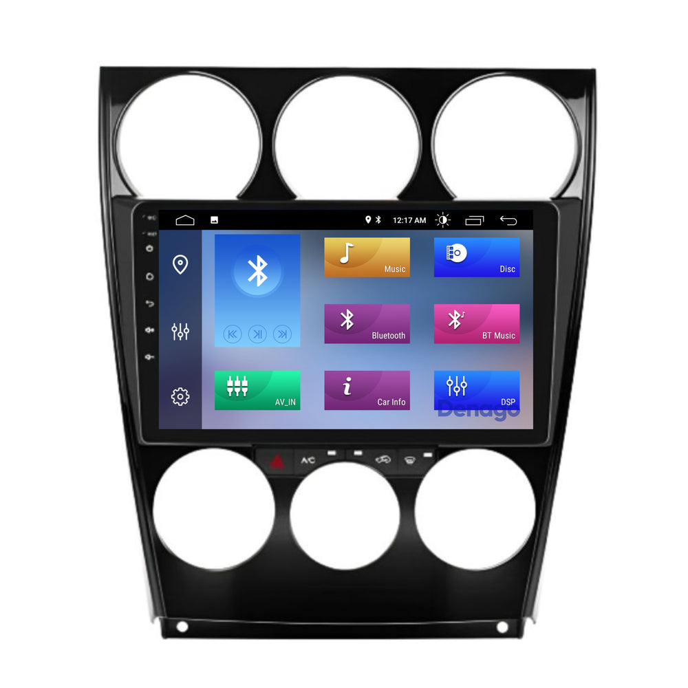 Mazda 6 CarPlay car radio | 2002 to 2007 | Denago DNG-A130 | 9 inches | Android 13 | Wireless CarPlay & Android Auto