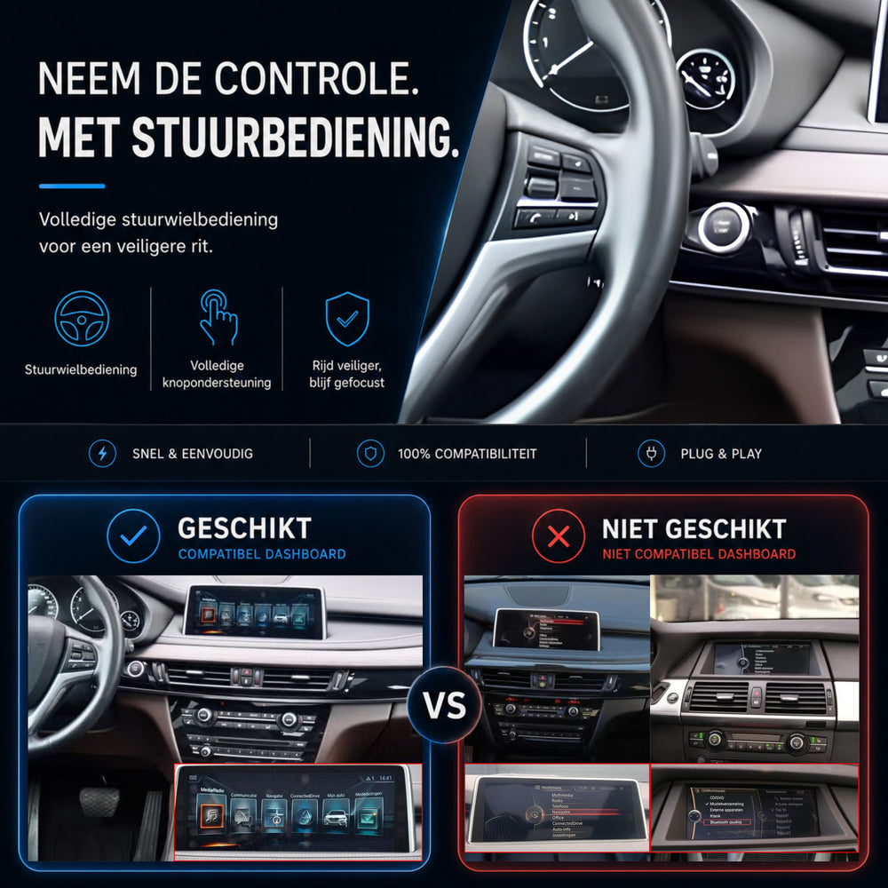 BMW X5 G05 | 2017 t/m 2019 | CarPlay & Android Auto Box | NBT EVO