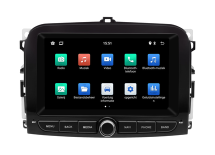 Fiat 500L CarPlay Android 13 | 2015 t/m 2018 | 4+64GB