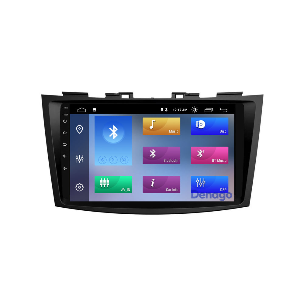 Radio de coche Suzuki Swift CarPlay | 2011 a 2017 | Denago DNG-A251 | 9 pulgadas | Androide 13 | CarPlay inalámbrico y Android Auto