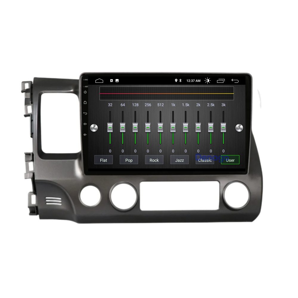 Radio para coche Honda Civic CarPlay | 2007 a 2011 | Denago DNG-A51 | 10 pulgadas | Androide 13 | CarPlay inalámbrico y Android Auto
