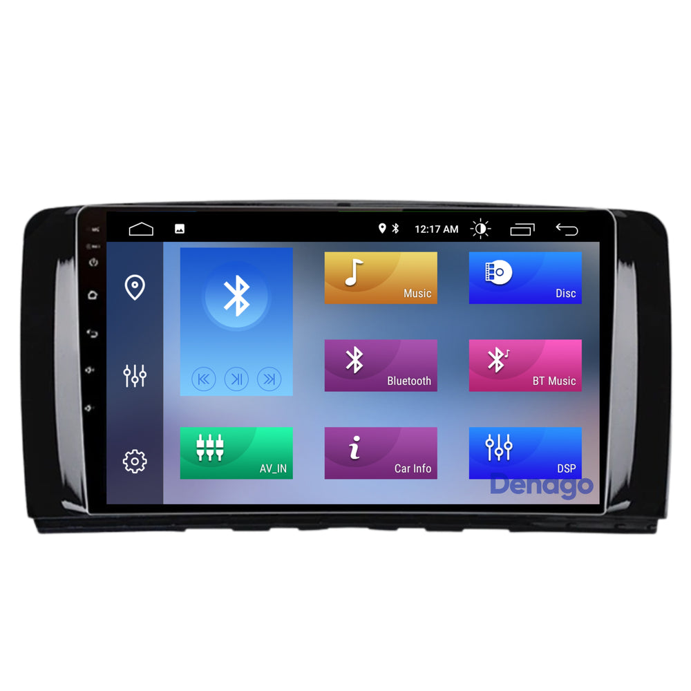 Radio para coche Mercedes Clase R CarPlay | 2005 a 2013 | Denago DNG-A190 | 9 pulgadas | Androide 13 | CarPlay inalámbrico y Android Auto