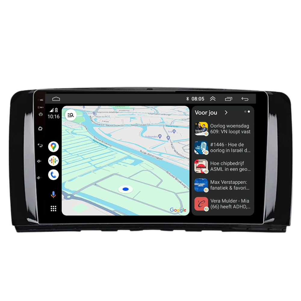 Mercedes clase R | Androide 13 | Radio de coche | 2005 a 2013 |  Carplay y Android Auto