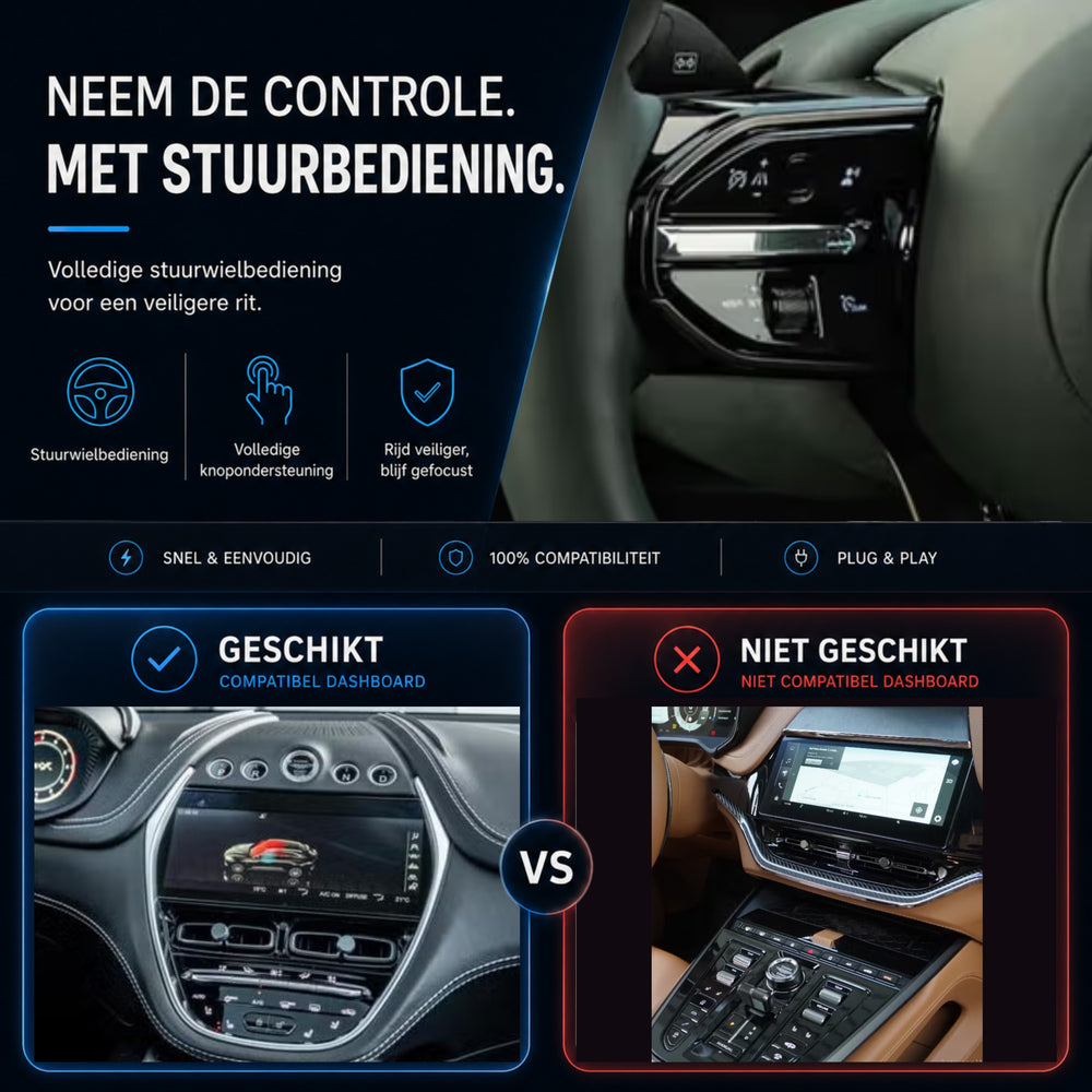 Aston Martin DBX | 2016 t/m 2023 | CarPlay & Android Auto Box