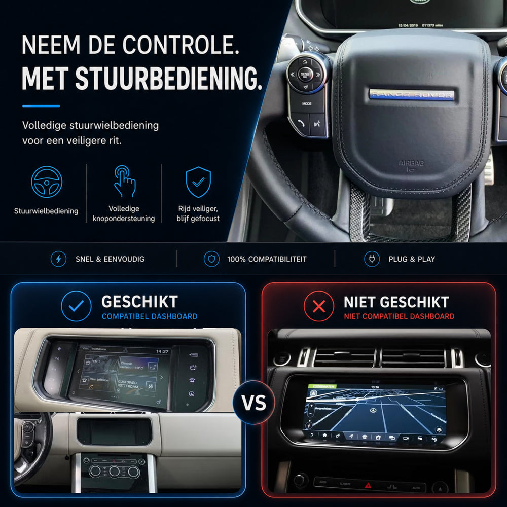 Land Rover Range Rover | 2012 t/m 2016 | CarPlay & Android Auto Box | Bosch