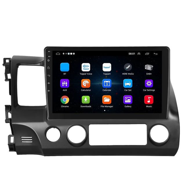 Honda Civic autoradio navigatie | Android 10.1 | 2007 t/m 2011 | CarPlay & Android Auto