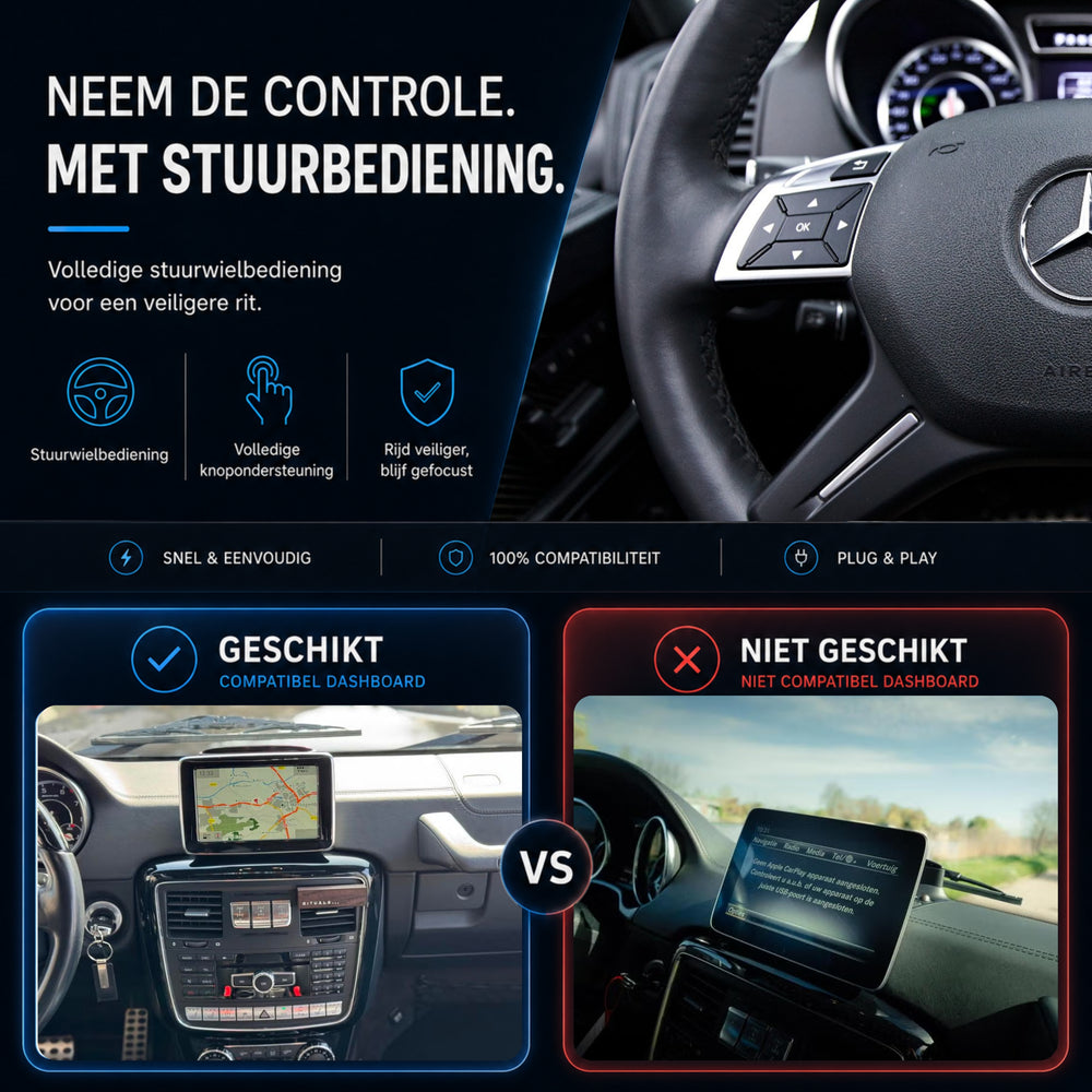 Mercedes G-Klasse W463 | 2012 t/m 2016 | CarPlay & Android Auto Box | NTG 4.5