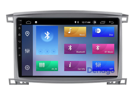 Toyota Land Cruiser 100 CarPlay autoradio | 2005 t/m 2007 | Denago DNG-A310 | 10 inch | Android 13 | Draadloos CarPlay & Android Auto | Grijs frame