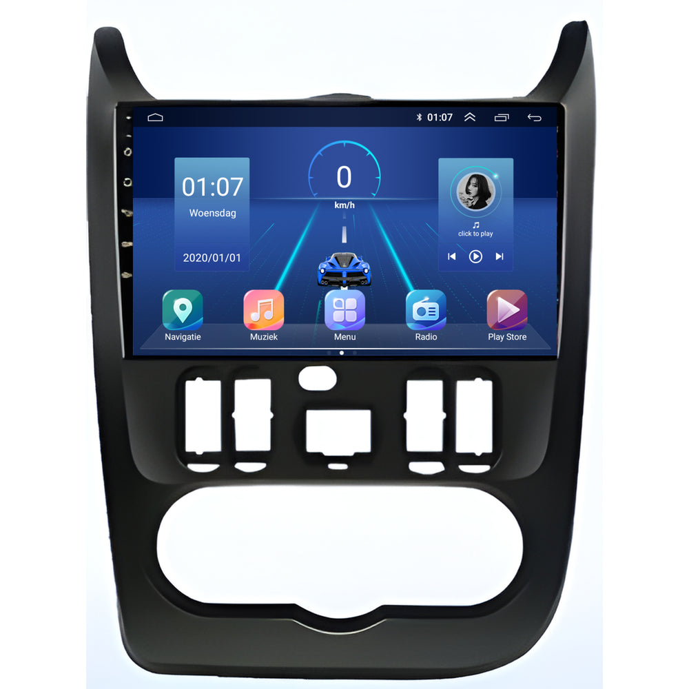 Dacia Logan | Androide 13 | Radio de coche | 2010 a 2013 | CarPlay y Android Auto