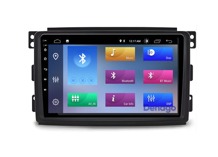 Smart Fortwo CarPlay autoradio | 2009 t/m 2015 | Denago DNG-A270 | 9 inch | Android 13 | Draadloos CarPlay & Android Auto