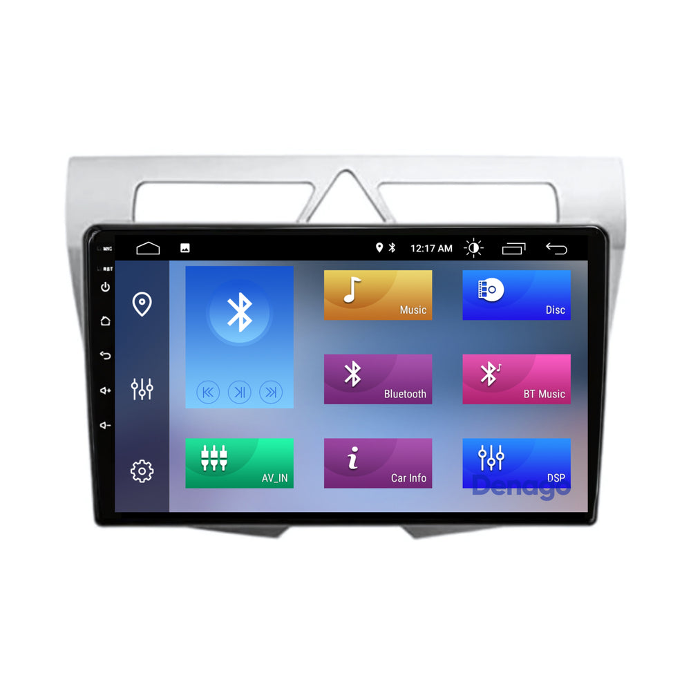 Radio de coche Kia Picanto CarPlay | 2008 a 2010 | Denago DNG-A88 | 9 pulgadas | Androide 13 | CarPlay inalámbrico y Android Auto | Marco plateado