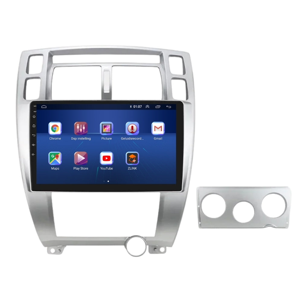 Hyundai Tucson | Androide 13 | Radio de coche | 2004 a 2010 | Carplay y Android Auto