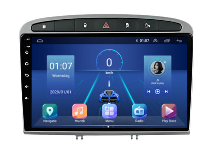 Peugeot 408 / 308 | Android 13 | Autoradio | 2007 t/m 2013 | CarPlay & Android Auto