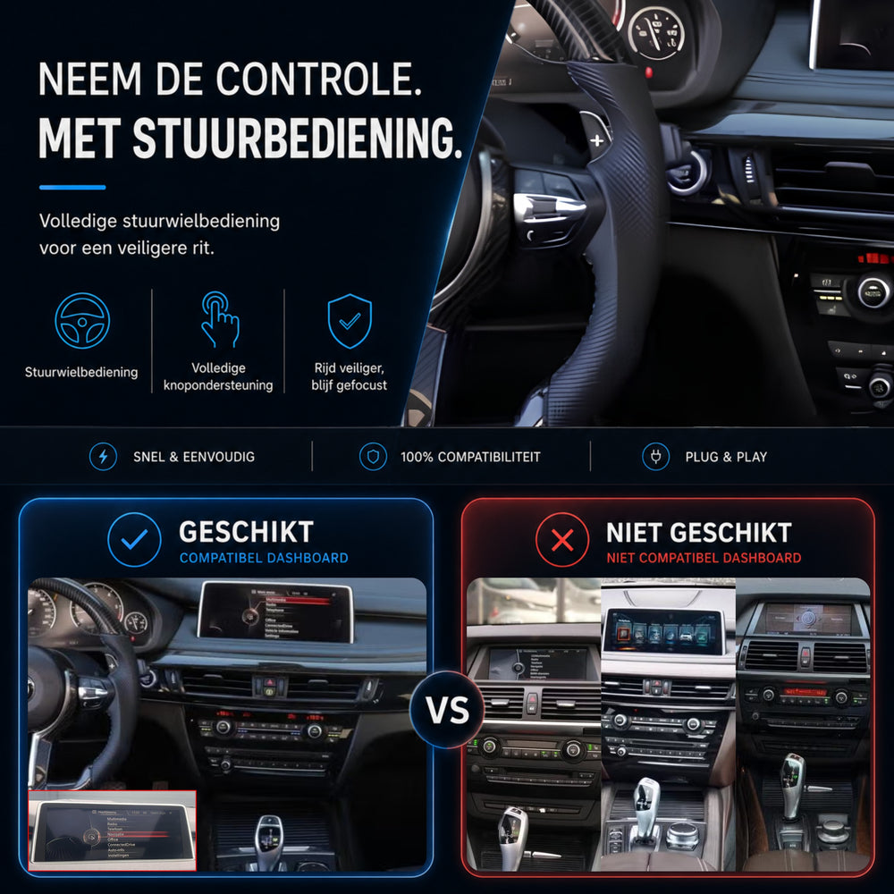 BMW X5 | 2006 t/m 2010 | CarPlay & Android Auto Box | CCC