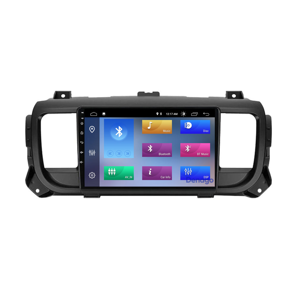 Citroën Jumpy CarPlay car radio | 2016 to 2023 | Denago DNG-A233 | 9 inches | Android 13 | Wireless CarPlay & Android Auto