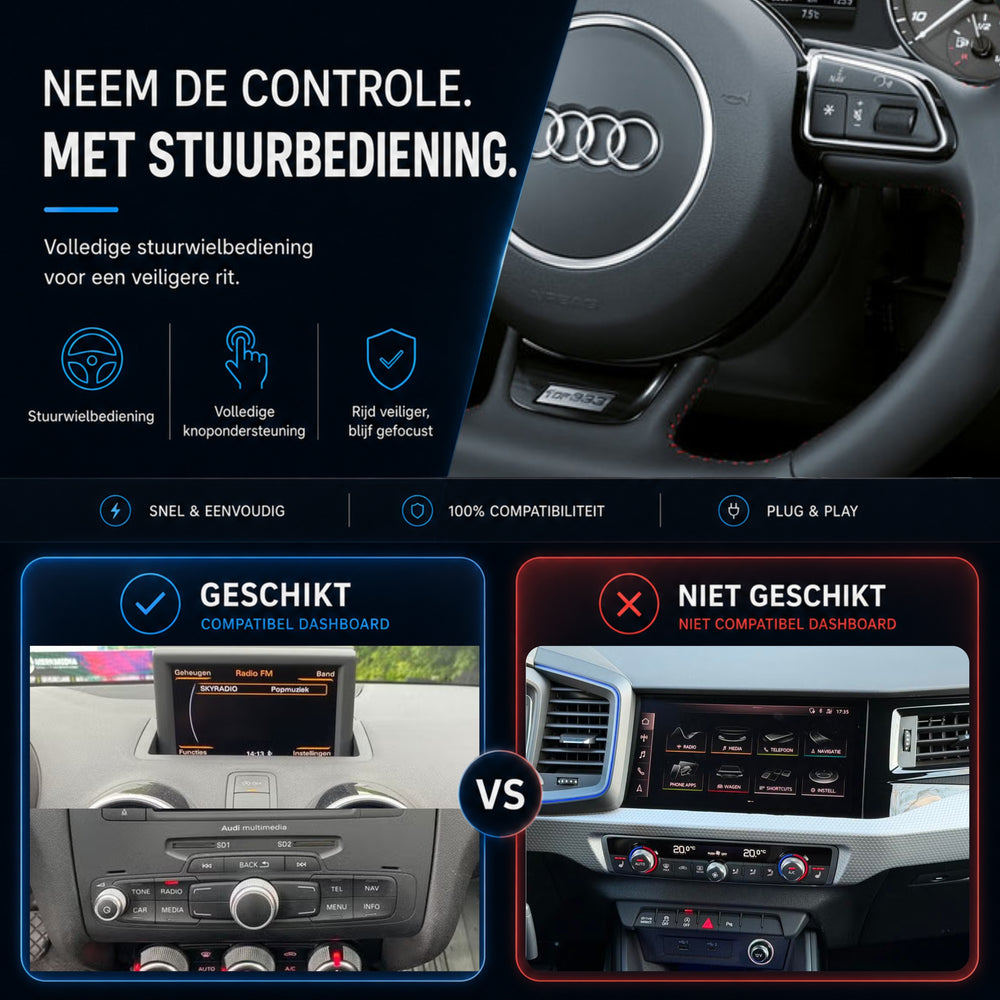 Audi A1 S1 | 2010 t/m 2018 | CarPlay & Android Auto Box | MMI 2G
