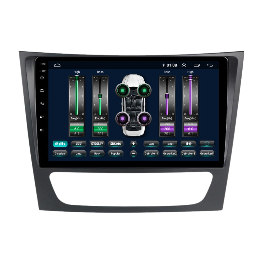 Mercedes clase E/CLS/G | Androide 13 | Radio de coche | Carplay y Android Auto