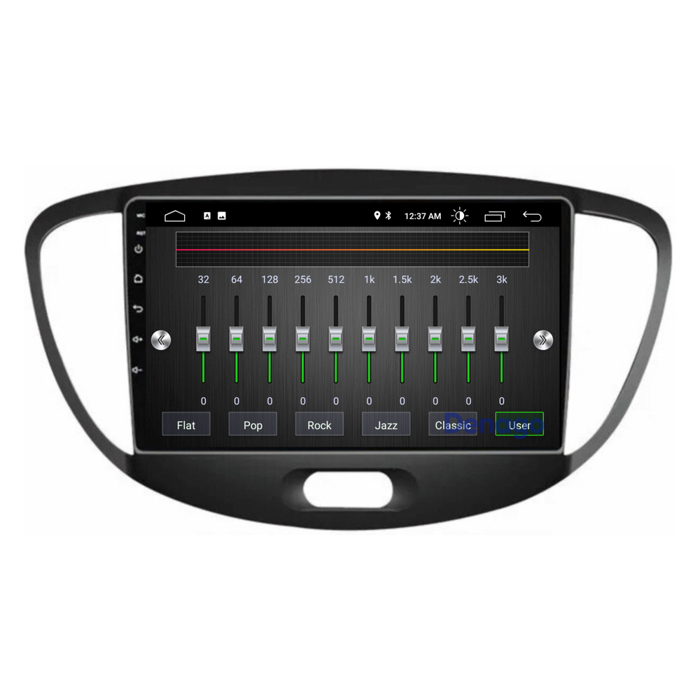 Radio de coche Hyundai i10 CarPlay | 2008 a 2013 | Denago DNG-A67 | 9 pulgadas | Androide 13 | CarPlay inalámbrico y Android Auto