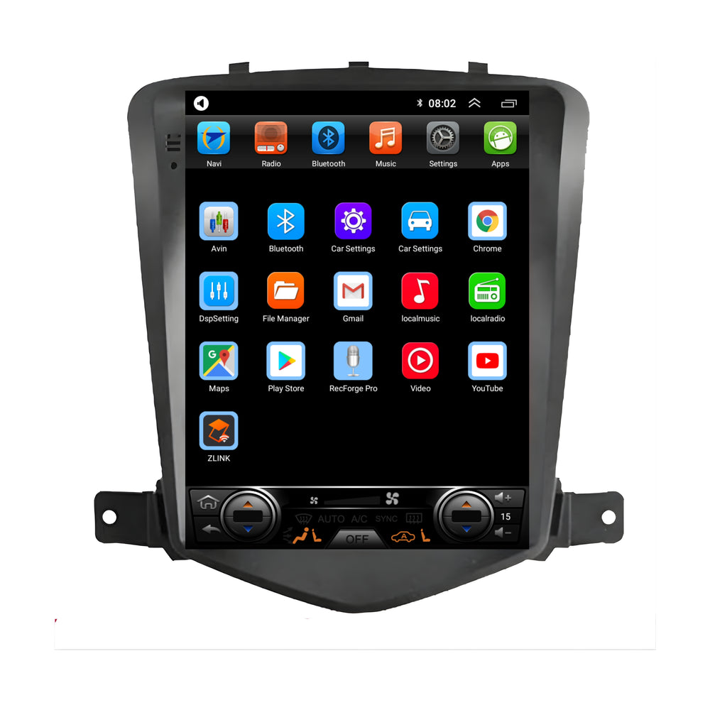 Chevrolet Cruze | Androide 13 | Radio de coche | 2009 a 2015 | CarPlay y Android Auto | pantalla grande