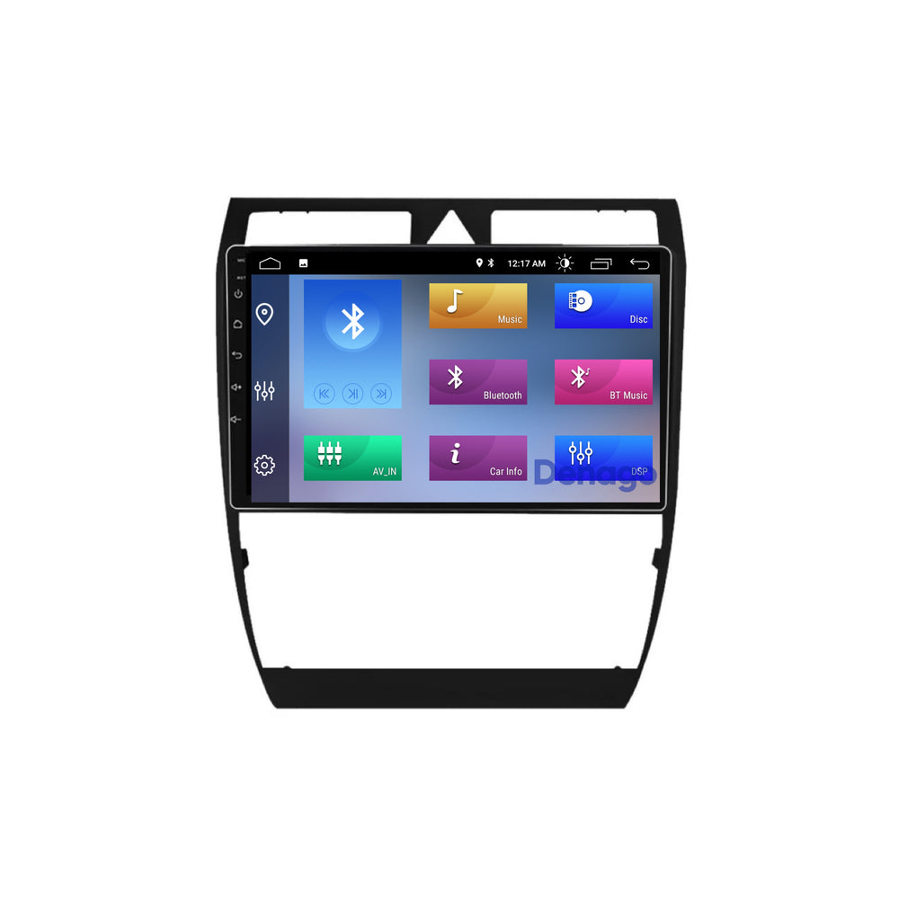 Audi A6 | T6 | RS6 | Allroad | Radio de coche CarPlay | 1999 a 2004 | Denago DNG-A196 | 9 pulgadas | Androide 13 | CarPlay inalámbrico y Android Auto