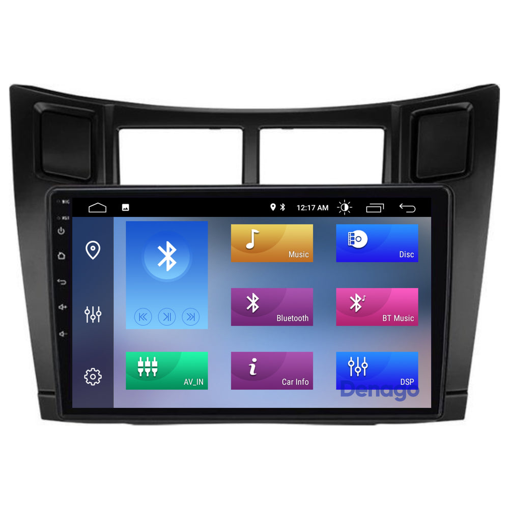 Radio para coche Toyota Yaris CarPlay | 2005 a 2012 | Denago DNG-A297 | 9 pulgadas | Androide 13 | CarPlay inalámbrico y Android Auto