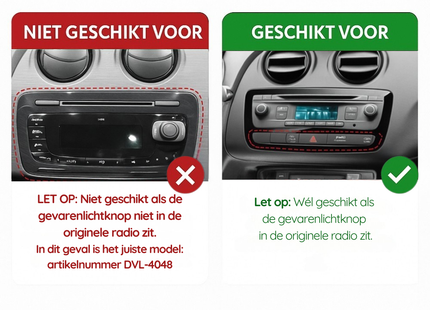 Seat Ibiza | Android 13 | Autoradio | 2008 t/m 2014 | Carplay & Android Auto | Met knoppen