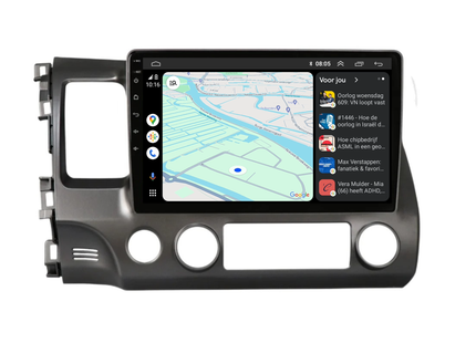 Honda Civic CarPlay | Android 13 | Autoradio | 2007 t/m 2011 | Carplay & Android Auto