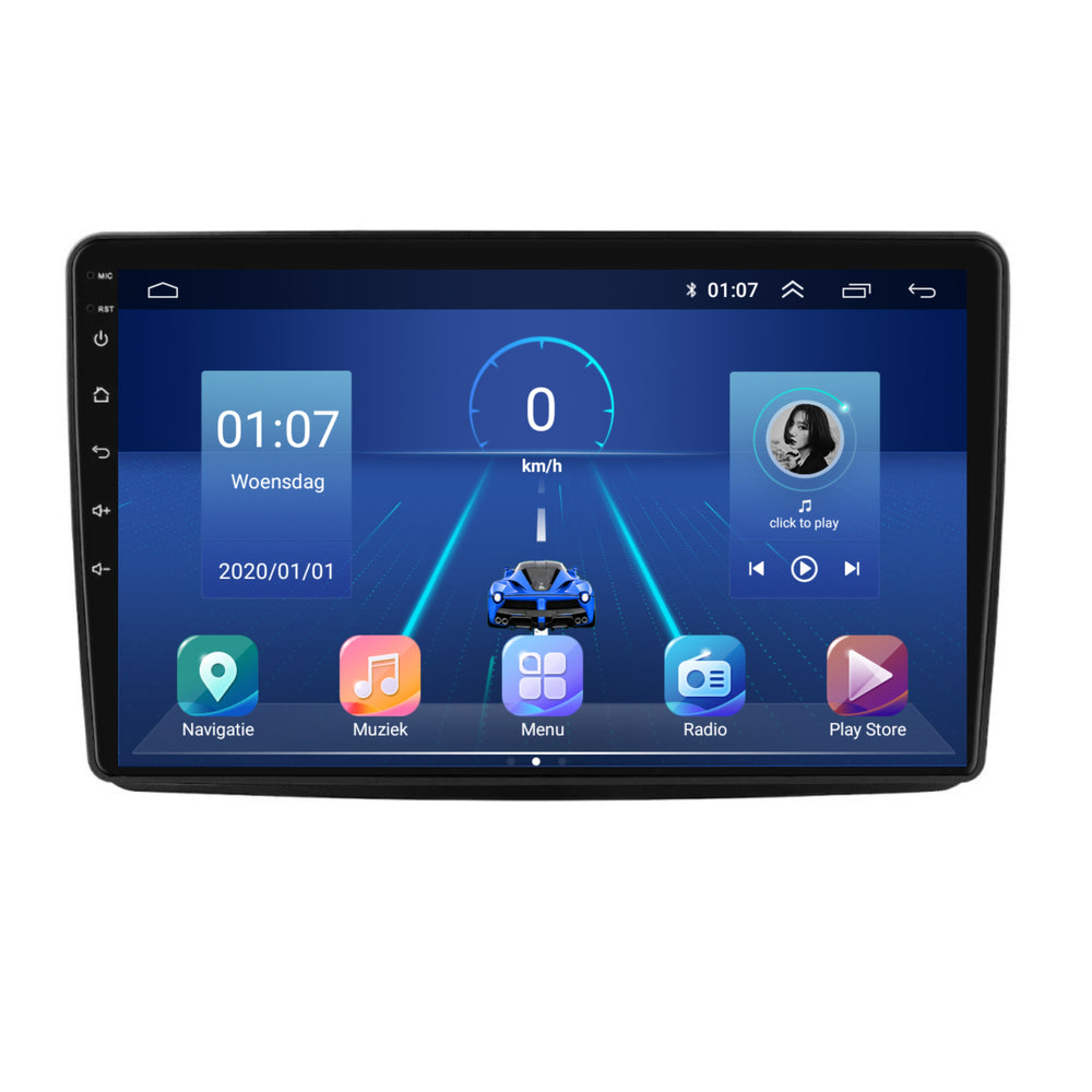 Fiat Panda | Radio de coche | 2003 a 2012 | Androide 13 | Carplay y Android Auto
