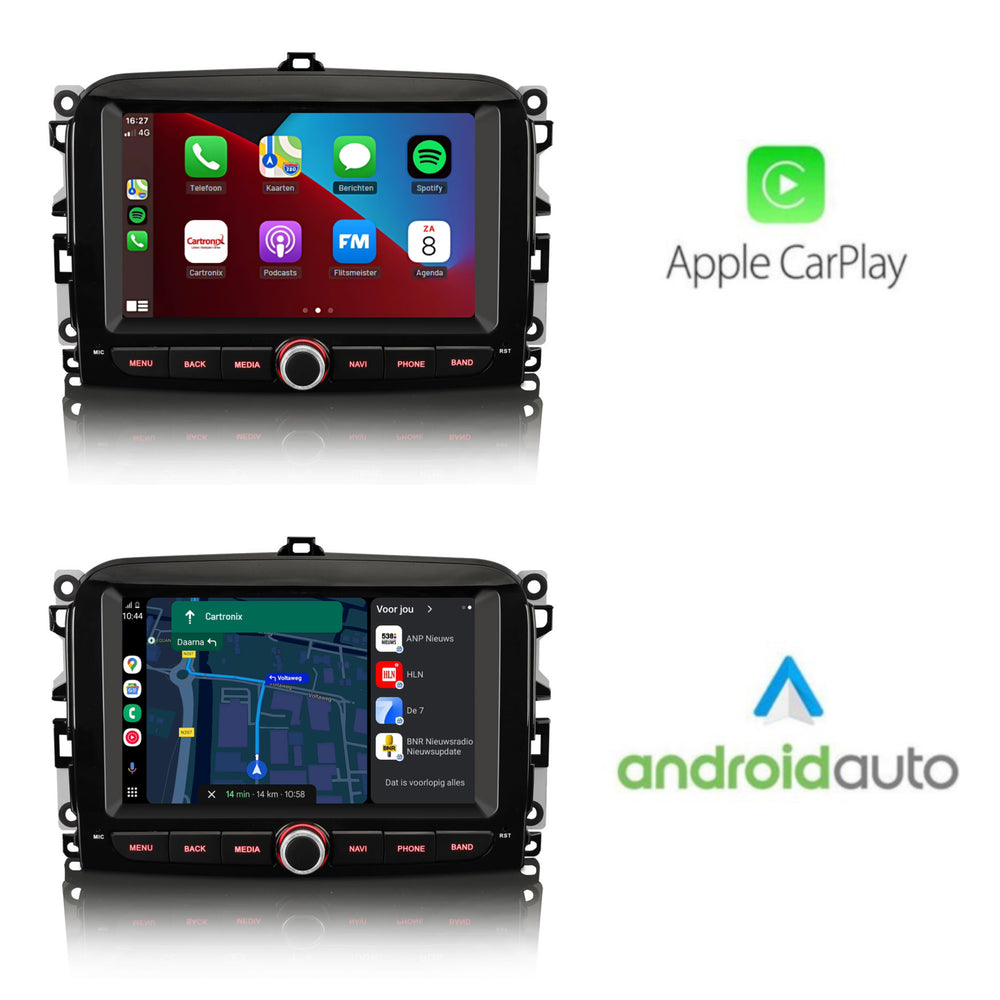 Fiat 500L CarPlay Android 13 | 2015 a 2018 | 4+64GB