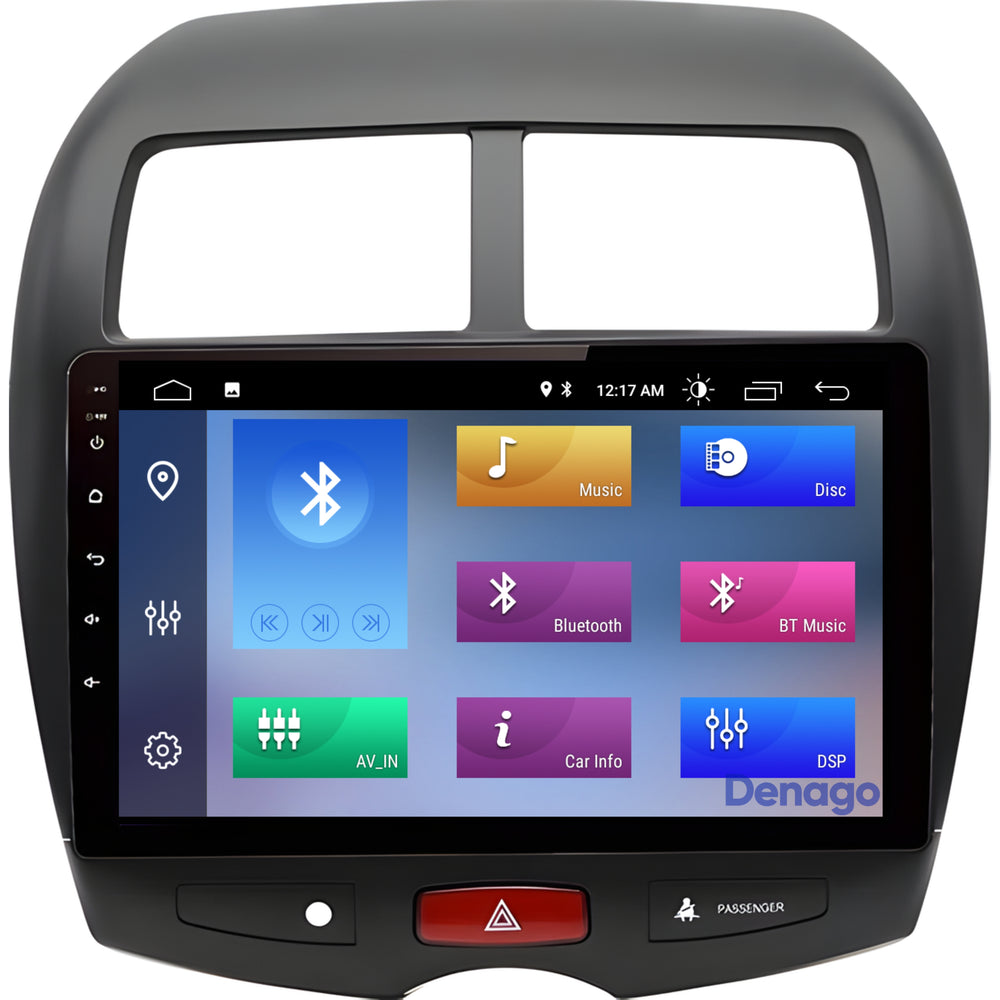 Autoradio CarPlay pour Mitsubishi ASX (2010-2015) | Denago DNG-A117 | Écran 9 pouces | Android 13 | CarPlay sans fil & Android Auto