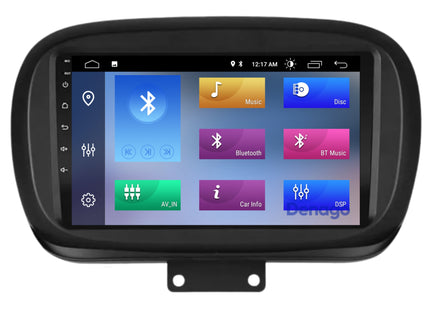 Fiat 500X CarPlay autoradio | 2014 t/m 2023 | Denago DNG-A147 | 9 inch | Android 13 | Draadloos CarPlay & Android Auto