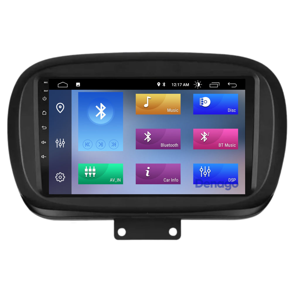 Radio de coche Fiat 500X CarPlay | 2014 a 2023 | Denago DNG-A147 | 9 pulgadas | Androide 13 | CarPlay inalámbrico y Android Auto