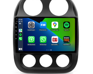 Collection image for: Jeep Compass 2010 t/m 2016 Autoradio met CarPlay & Android Auto